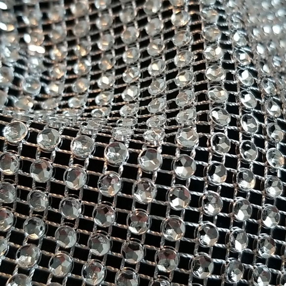 Black rhinestone face mask - Picture 6 of 8